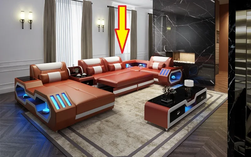 Диван в современном дизайне мебель для гостиной диван из натуральной кожи Новое