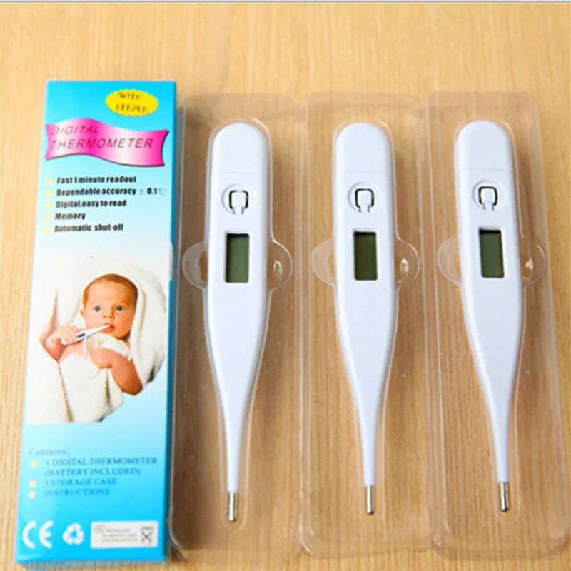 Digital LCD Heating Baby Thermometer Tools High Quality Kids Baby Child Adult Body Temperature Measurement
