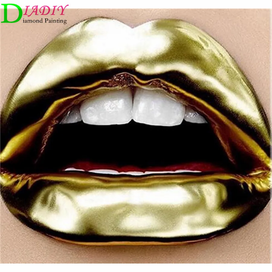 

Набор для алмазной вышивки стразы, Набор для творчества с сексуальными жемчужинами, губами, квадратными стразами 5D