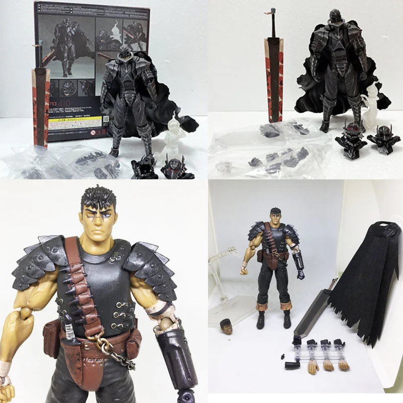 

Экшн-фигурка кишки Figma Berserk 410 359 черный меч Коллекционная модель игрушка