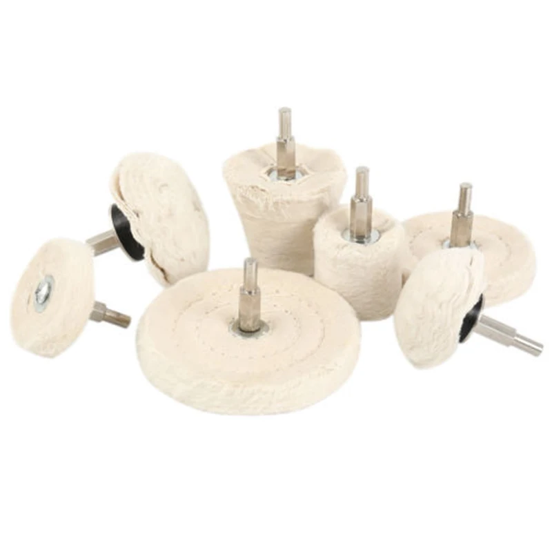 

7Pcs Grinding Polishing Finishing Ball Wheels Buffing Polishing Rotary Tool Machine Brush Burr Removal Deflash