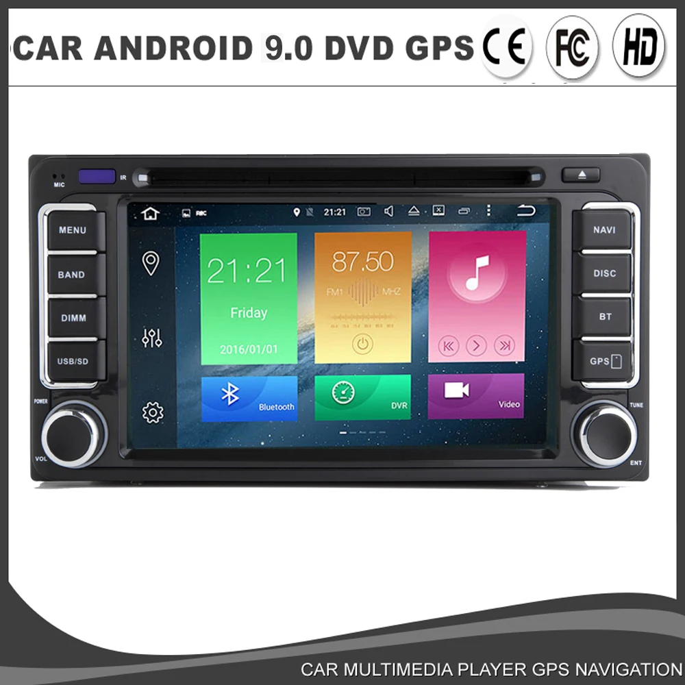 Android 9,0 автомобильный DVD gps плеер для Toyota corolla yaris vios camry prado landcruiser LC100 LC120 VERSO wifi SD USB BT DAB TPMS
