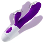 Вибратор-массажер женский для мастурбации, Фаллоимитатор для точки G, секс-игрушка вибрационная эротическая женская, вагинальный и клиторальный массаж, эротический кролик, 7 скоростей