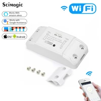 3pcs wifi smart switch universal circuit breaker can be controlled by smart life or tuyaapp compatible with google home