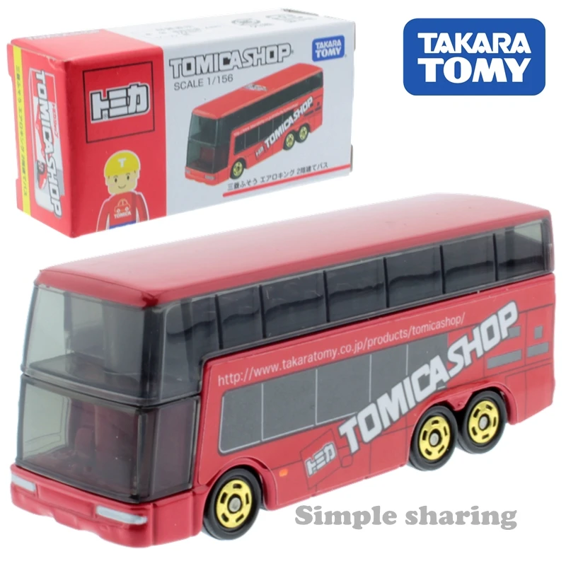 Takara Tomy Tomica Shop Mitsubishi Bus Mold 1/156 миниатюрный литый под давлением набор моделей