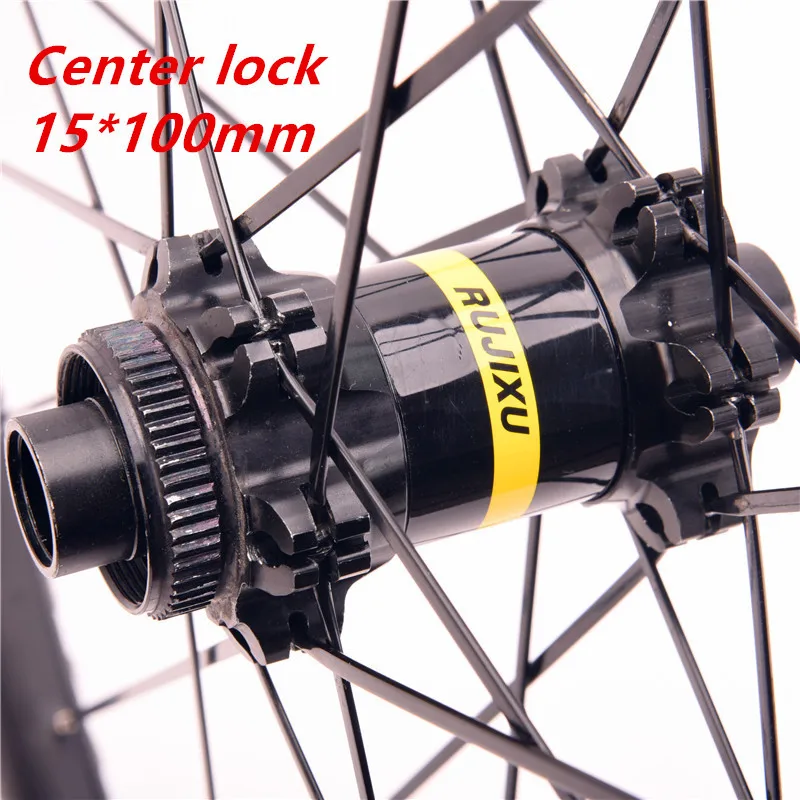 Billig MTB Mountainbike Fahrrad Versiegelt Lager Crossride Disc Laufradsatz 27,5 29 26 Zoll 12/15/9mm Rad Sechs Loch Zentrale Schloss Laufradsatz