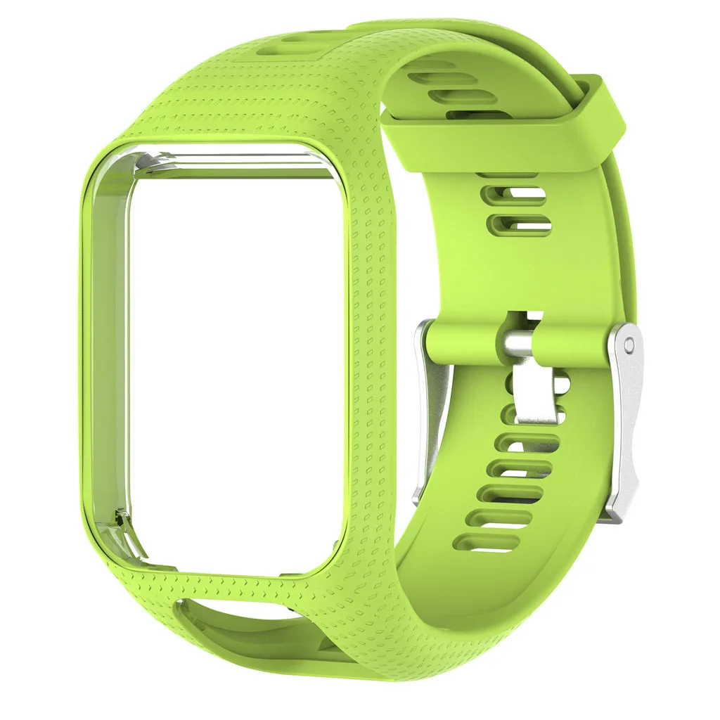 Силиконовый сменный ремешок для наручных часов TomTom Runner 2 3 Spark GPS Watch 62 КБ Прямая