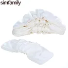 Simfamily 5 шт многоразовые бамбуковые хлопковые пеленки, моющиеся вставки, 5 слоев пеленки, детские подгузники, Vauva Mat