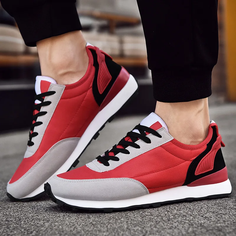 Осенняя мужская повседневная обувь; дышащая обувь; Zapatos; легкие; Calzado de hombre; удобные мужские кроссовки; смешанных цветов на ровной подошве; мужская обувь