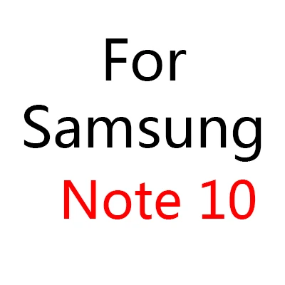 For Note 10 100 шт./лот BRSUANG 360 градусов защитные чехлы для телефона полное покрытие противоударный жесткий чехол для samsung S7Edge A8 J6 J530 A710 S9P - Цвет: For Note 10