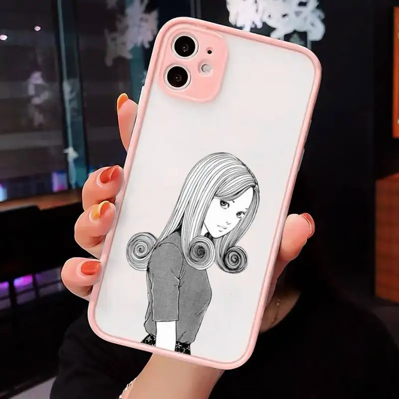 

Junji Ito Collection Tees Comics Phone Cases matte transparent For iphone 7 8 11 12 plus mini x xs xr pro max cover