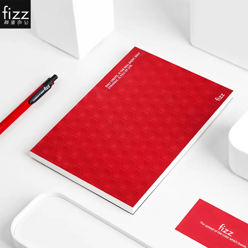 

Блокнот Fizz A5, деловой офисный блокнот, креативный, 6 цветов, без клея, блокнот для школы, блокнот для офиса, путешествий, канцелярские книги