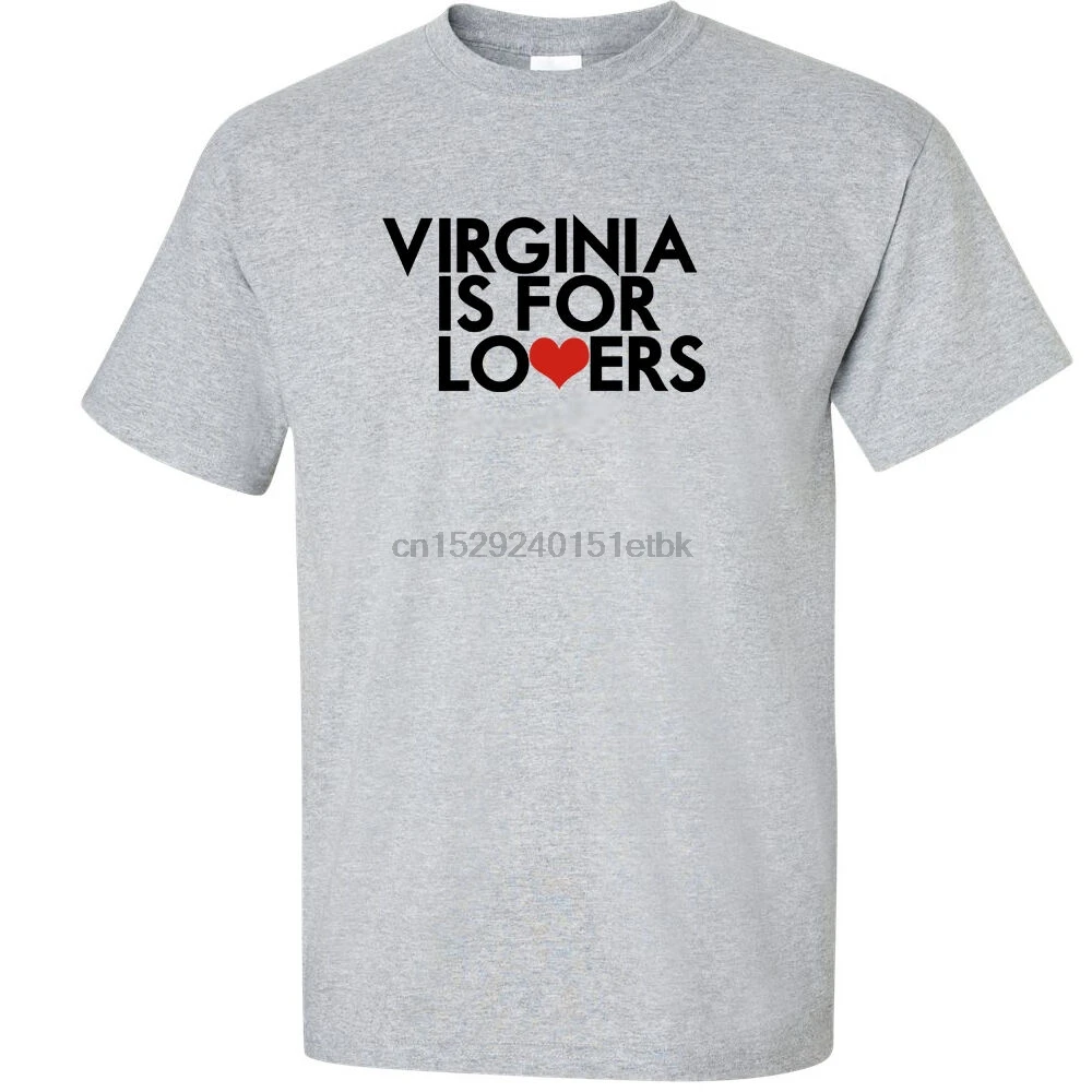 Virginia Is For Футболка &quotВлюбленные&quot футболка 8 цветов виргинского рубашка|Мужские