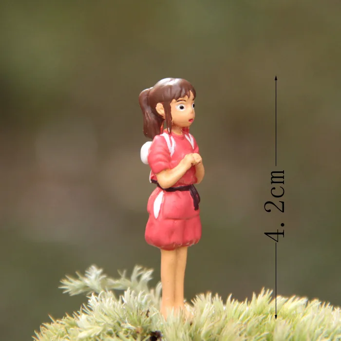 

Ghibli Anime Spirited Away Faceless Man Figures Ornaments Miyazaki Hayao Model Toys Fairy Garden Miniatures No Face Man Decor