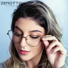 ZENOTTIC оправа для очков в стиле кошачьи глаза для женщин Титан Модные оптические очки женские прозрачные линзы для близоруких, Prescrpiton очки