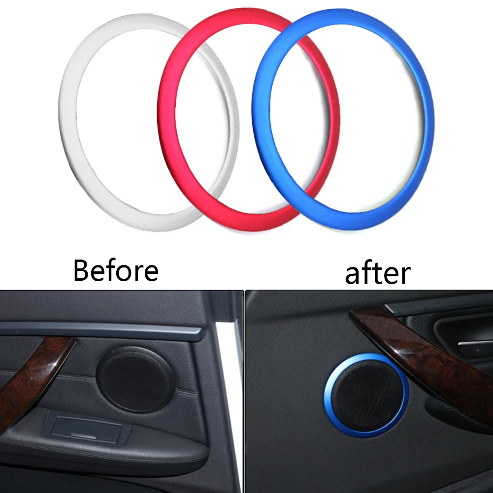 Автомобильные аксессуары 2 шт. Автомобильная дверь динамик кольцо звуковой Декор