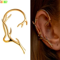 kshmir fashion exaggerated metal ear hanging earless earrings refined women single earrings girl jewelry gift 2021
