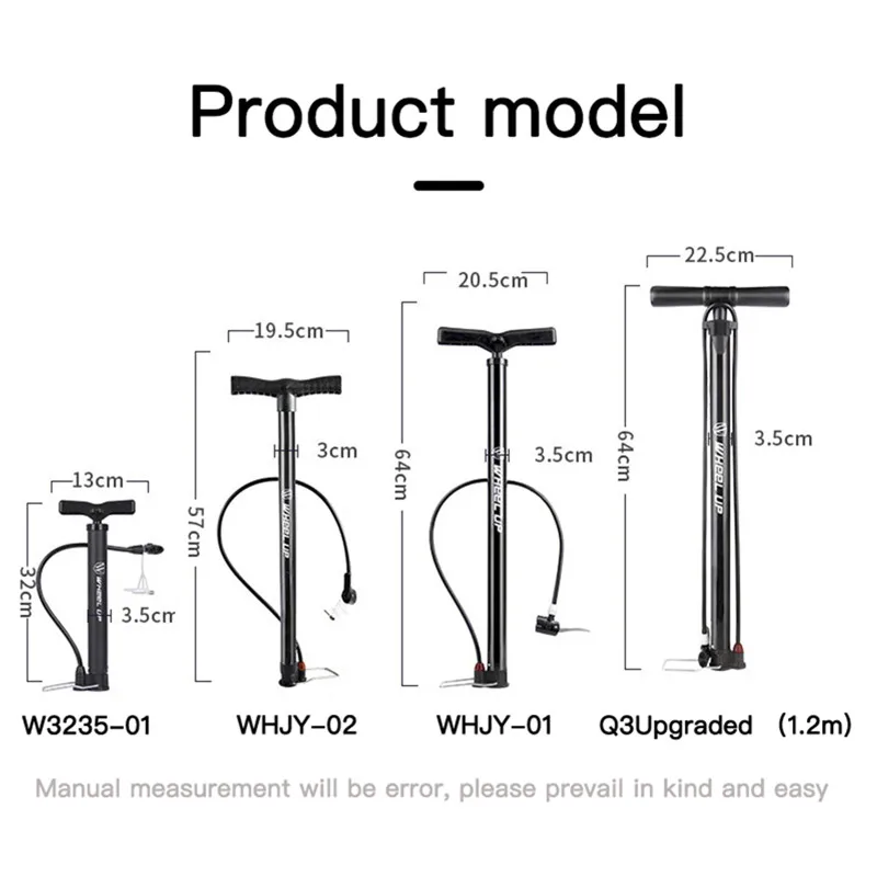 Колесный Портативный мини велосипедный насос высокого давления 120PSI ручной