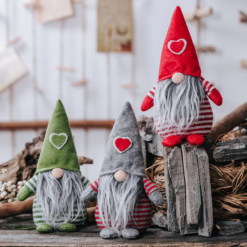 

Merry Christmas Long Hat Doll Toys Santa Claus Xmas Tree Hanging Ornament Decoration for Home Party Navidad 2020 New Year Gift #