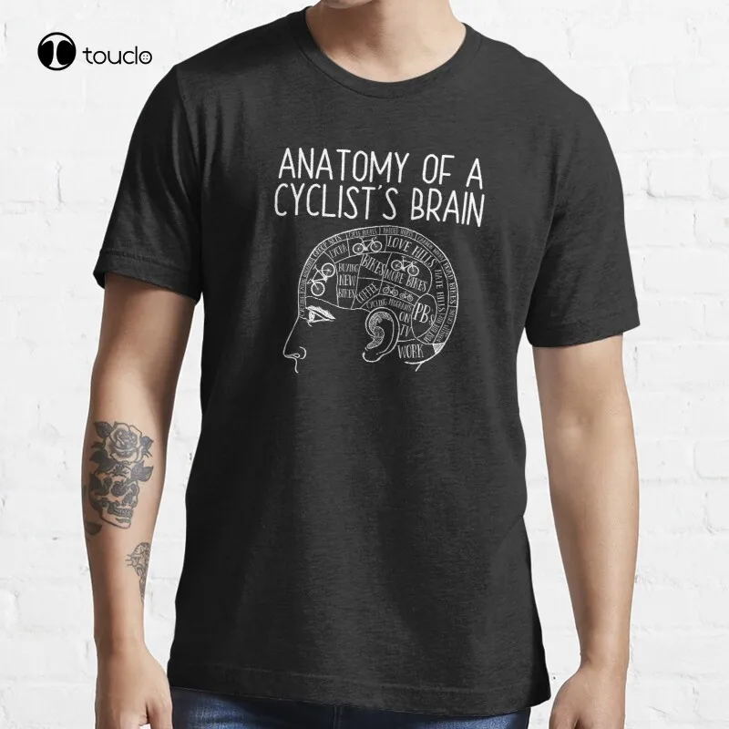 

New Cycling - Anatomy Of A Cyclists Brain T-Shirt Cotton Tee Shirt S-5XL Unisex