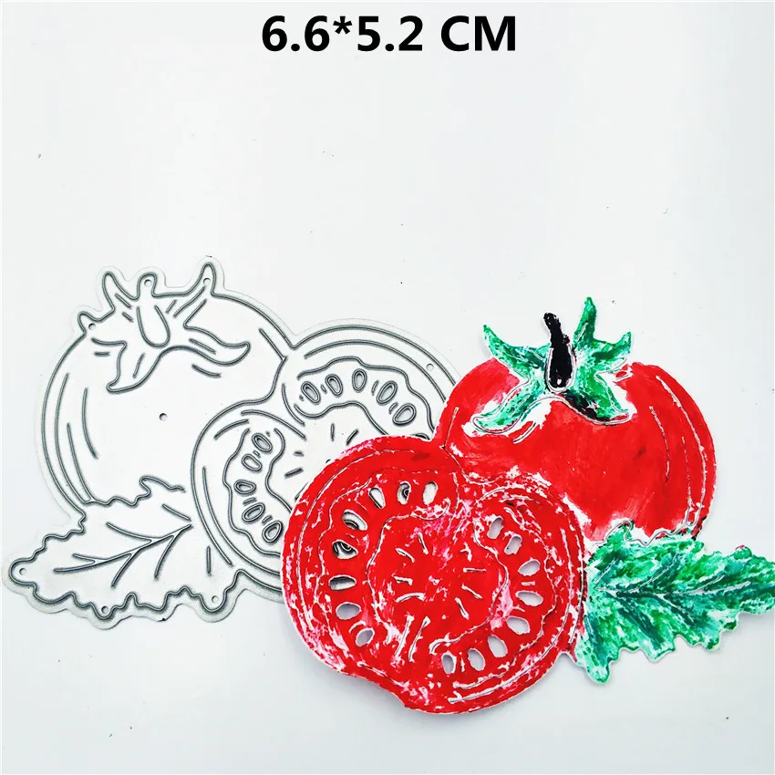 Новинка 2021 вырубные штампы в виде томатов сделай сам скрапбукинг тиснение бумага