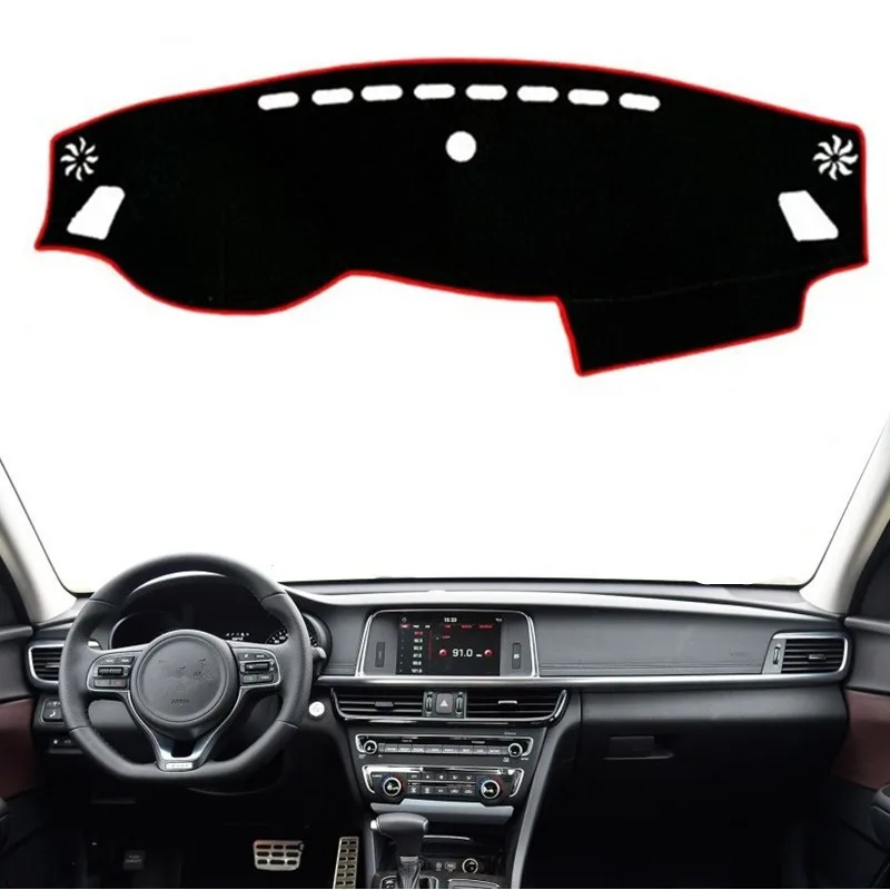 

For Kia Optima K5 2016 2017 2018 2019 Dashboard Cover Mat Pad DashMat Sun Shade Instrument Covers Carpet Car Styling Accessories