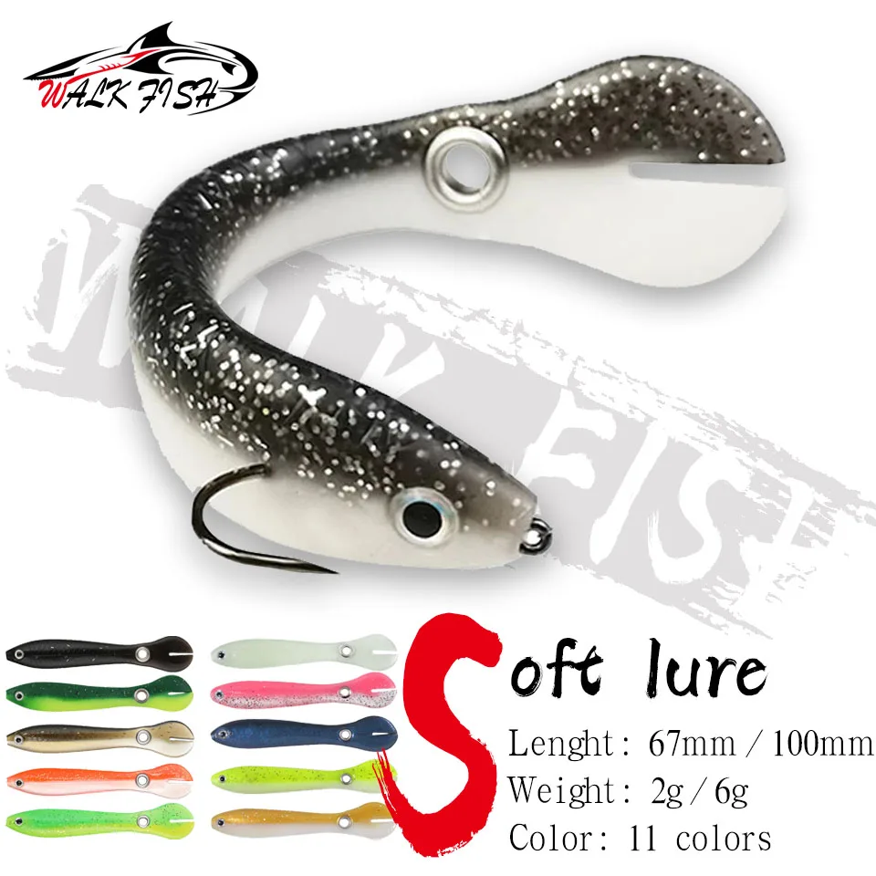 WALK FISH Реалистичная движущаяся приманка для рыбной ловли 6 7 см/10 см |