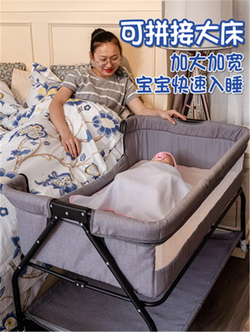 Новорожденная кроватка кровать мозаика BB детская колыбель многофункциональный
