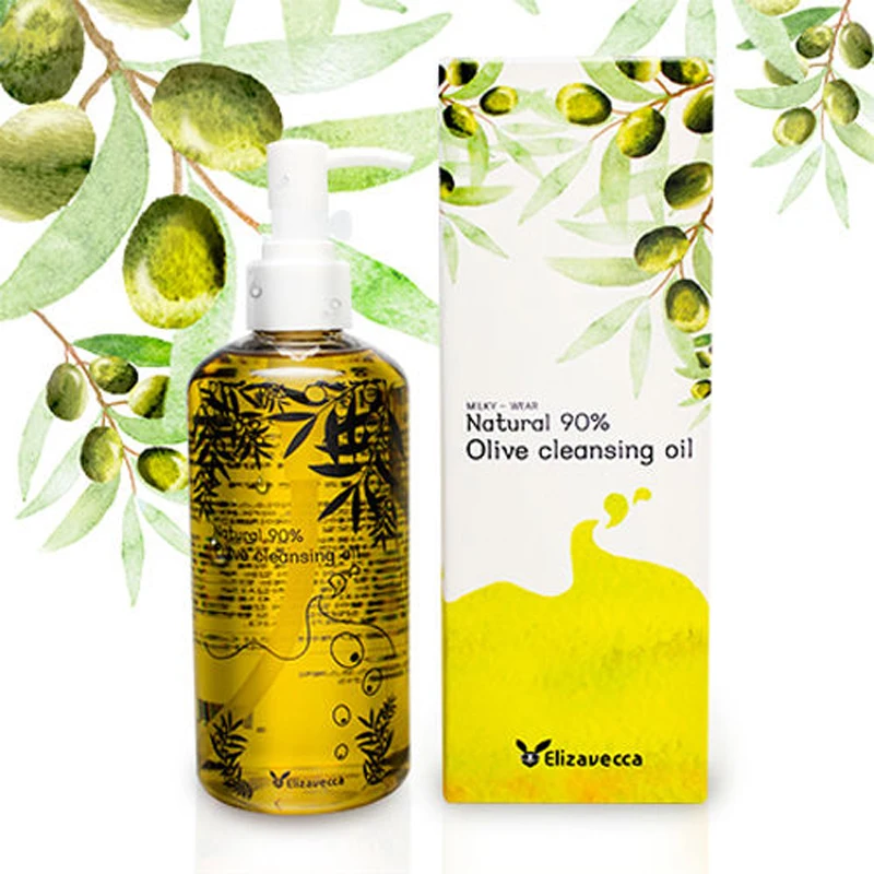 

Натуральное 90% очищающее масло для оливкового масла Elizavecca, 300 мл, средство для снятия макияжа, очищение пор, увлажняющее очищающее средство, ...