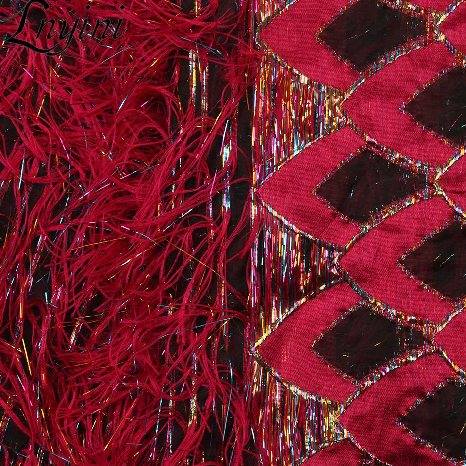 Жаккардовые ткани парча кружева с пером последние нигерийские тюль сетки для