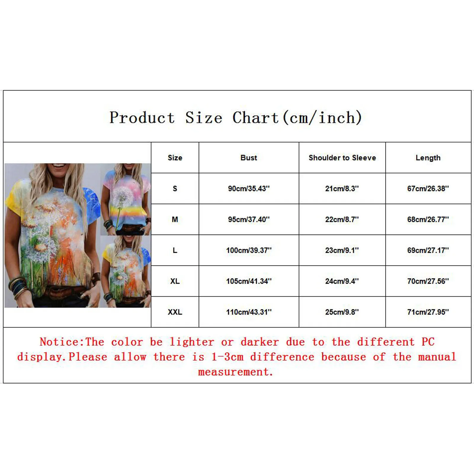 

Womens Blusas Casual O Neck Printed Hort Sleeve Loose Tops T-shirt Camisetas Summer Tshirt R5