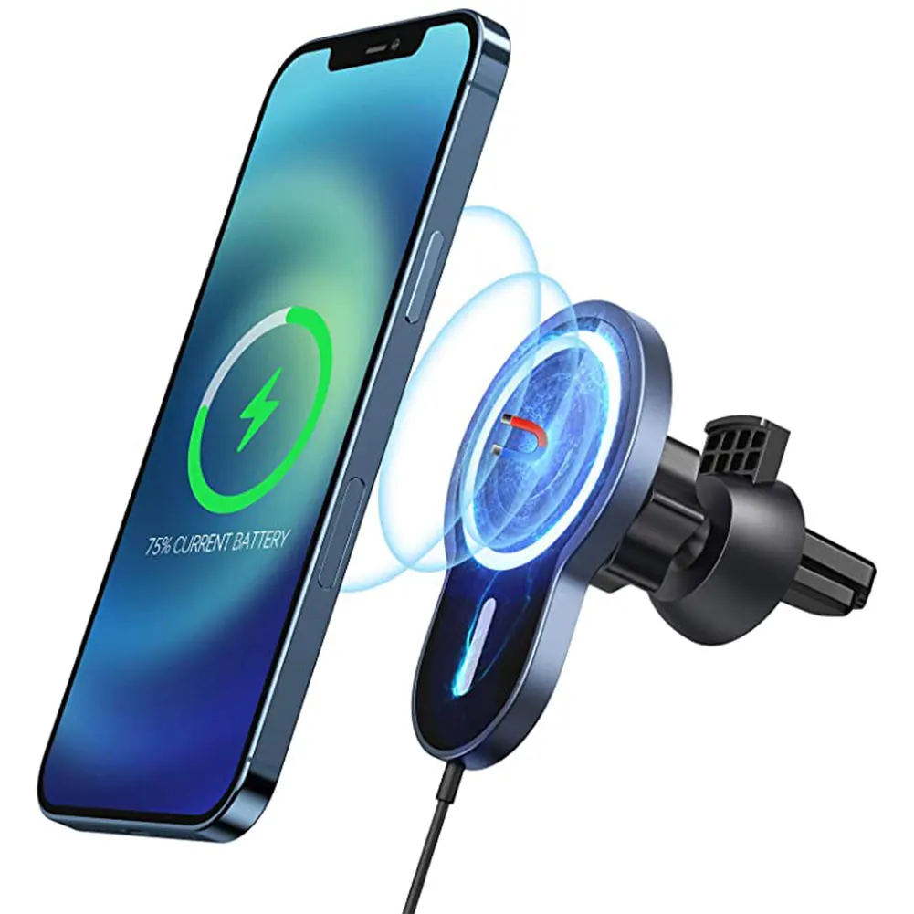 

15W Car Wireless Charger Fast Charging Phone Mount For Air Vent Phone Charging Holder Stand For Samsung S20 S10 IPhone 12 11