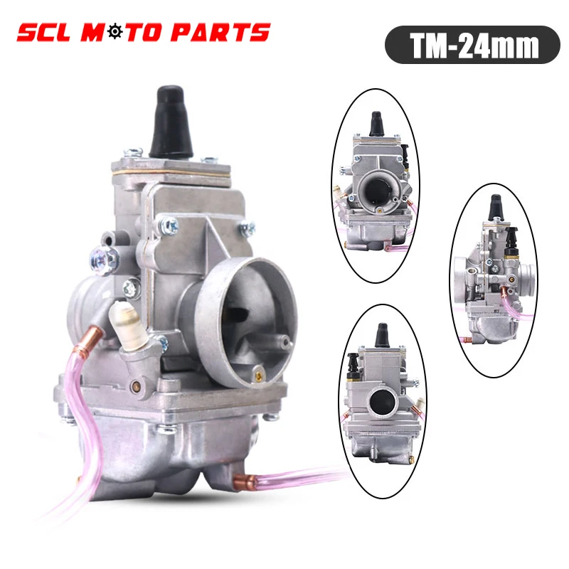 

Alconstar-Racing Motorcycle TM24 24mm MIKUNI Carburetor For YAMAHA HONDA KAWASAKI 2T/4T 125-150cc Engine Carburedor