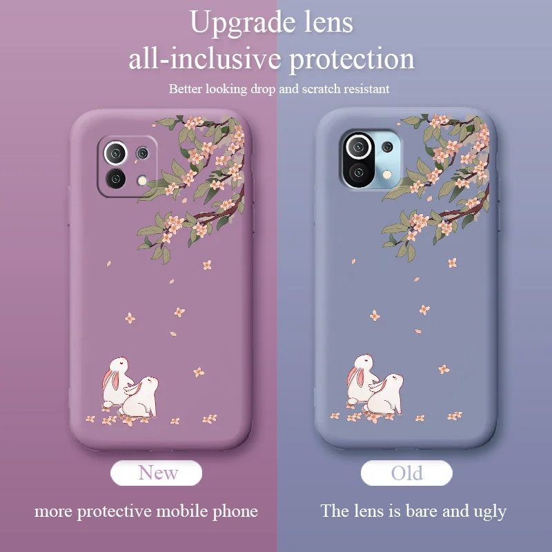 

Moonlight Floral Phone Case For Xiaomi Mi 11 10T 10T Pro 10 S lite Ultra 9T 9 8 Note 10 Pro Poco F3 F2pro X2 Silicone Cover