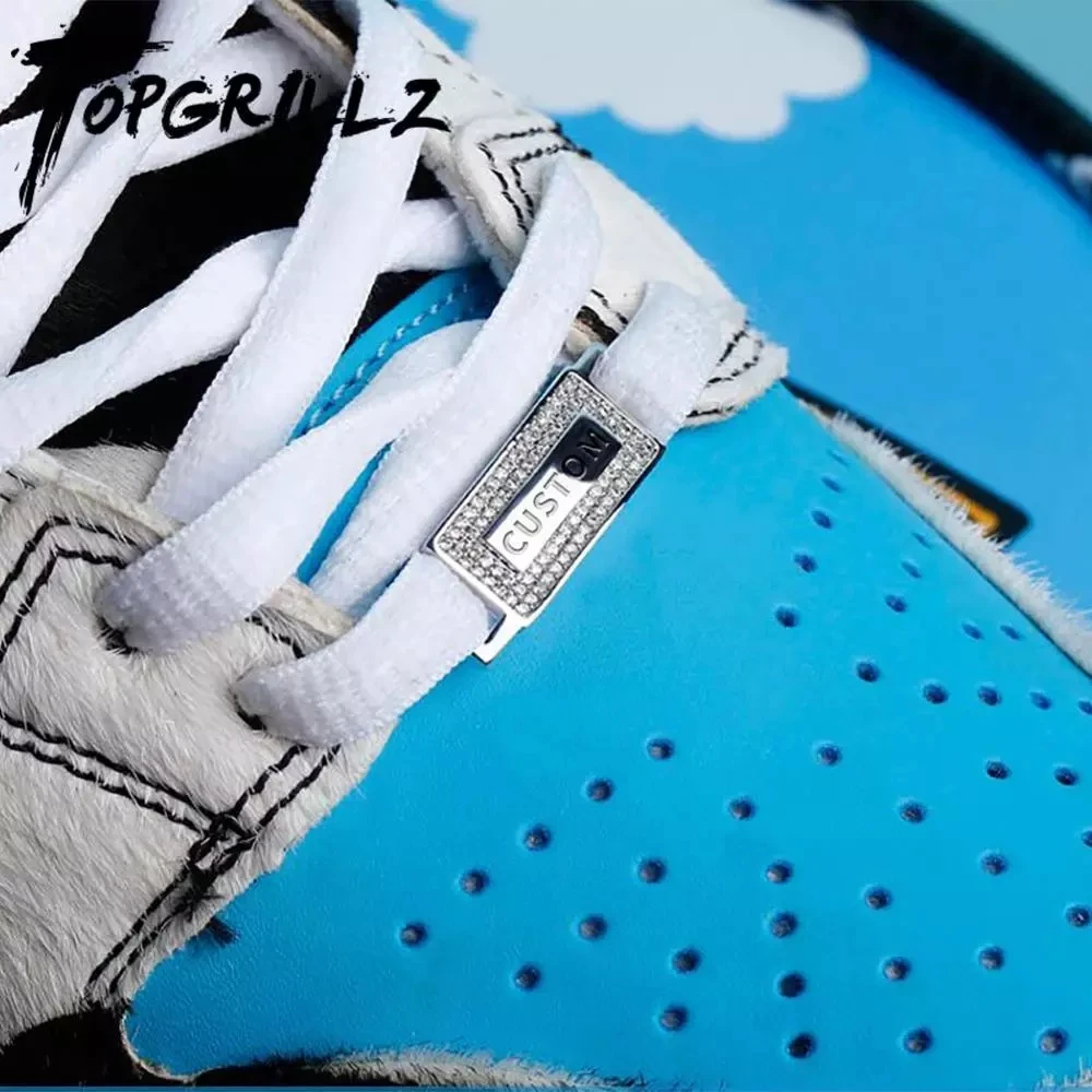 Пряжка для шнурков TOPGRILLZ с фианитом спортивные аксессуары сделай сам комплект