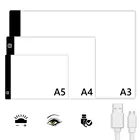 A5A4A3 бесступенчатое регулирование яркости светодиодный светильник коврик для алмазов картина Artcraft Отслеживание Светильник коробка цифровой Планшеты живопись планшет для рисования