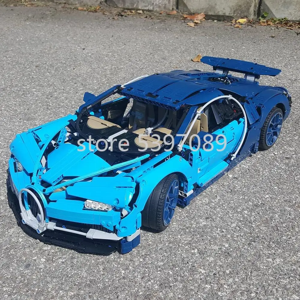 В наличии 20086 Модели Строительные блоки техника кирпичи суперкар Bugatti чугун