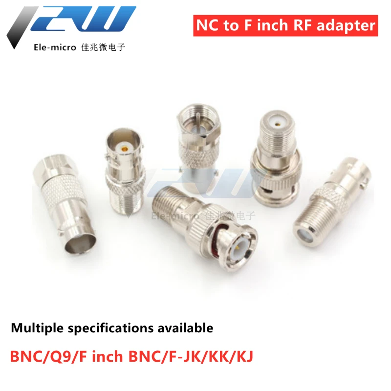 

Адаптер BNC-F, преобразователь BNC male/female Q9 head F male F female TV inch, RF connector