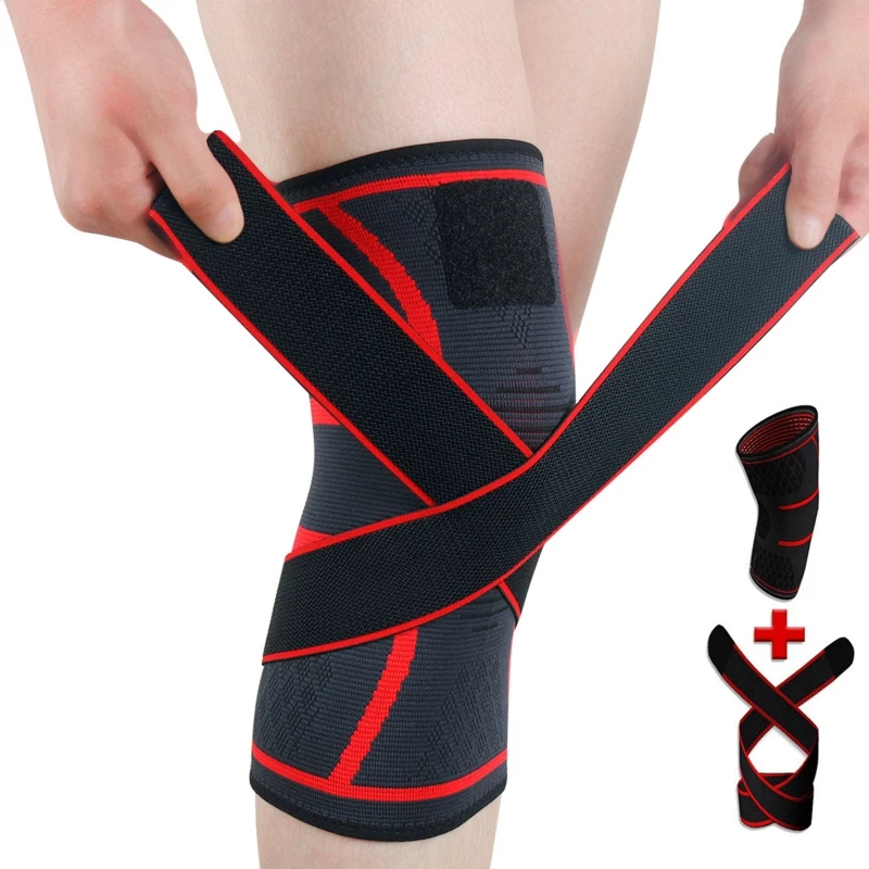 

Kneecap Cover Patella Protective Kneelet Sports Four Way Stretch Knit Elastic Therapy Kneepad Patella Protective Cover N58B