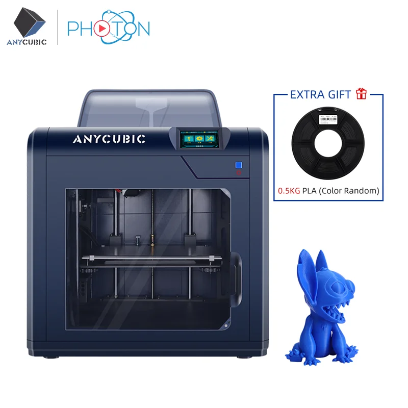 

ANYCUBIC 4Max Pro 2.0 DIY FDM 3D Printer with Large Build Volume 270*210*190mm Fully Enclosed Ultra-Silent Impresora 3D Printing