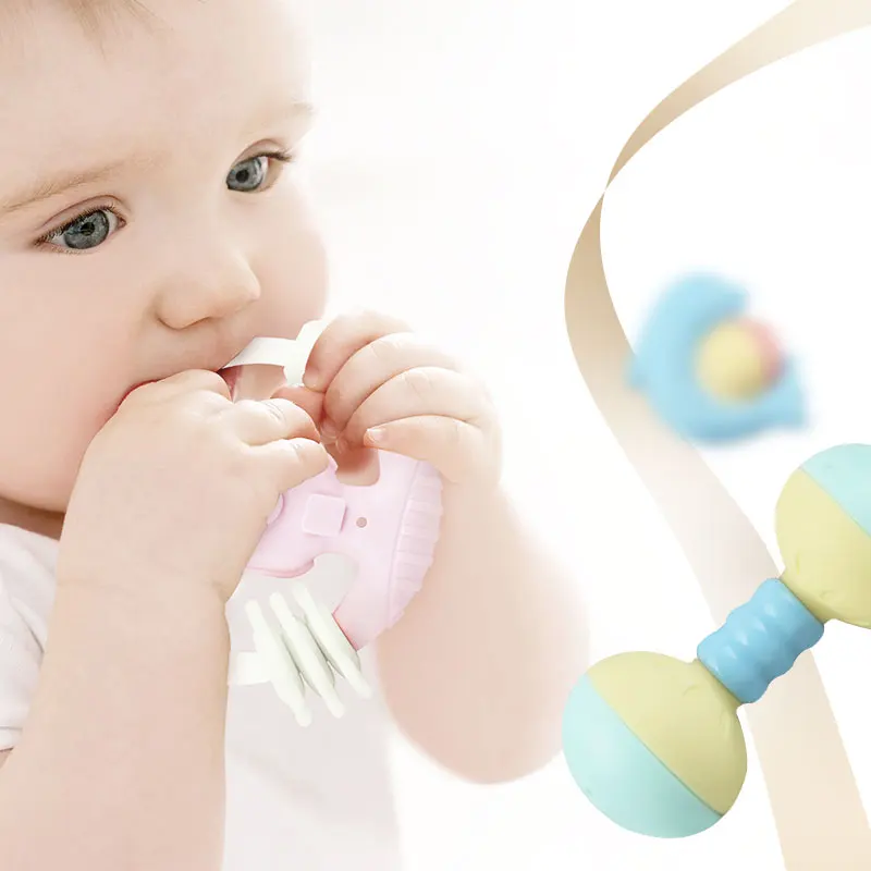 

Soft Rattle Teether For Baby 0 6 Months Infant Montessori Toys Teething Musical Baby Teether Crib Mobile Toddler Teeth Girl Gift
