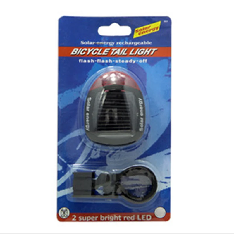 Фонарь задний велосипедный на солнечной батарее светодиодный N66|Велосипедная