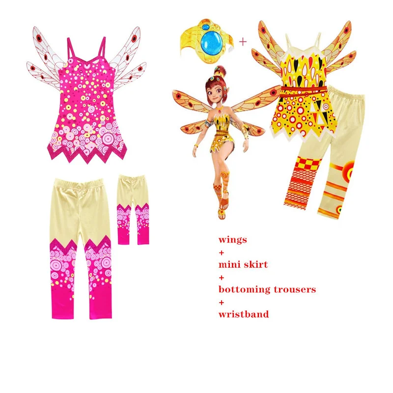 Костюмы на Хэллоуин для девочек комплект одежды Mia и Me костюм косплея Детский