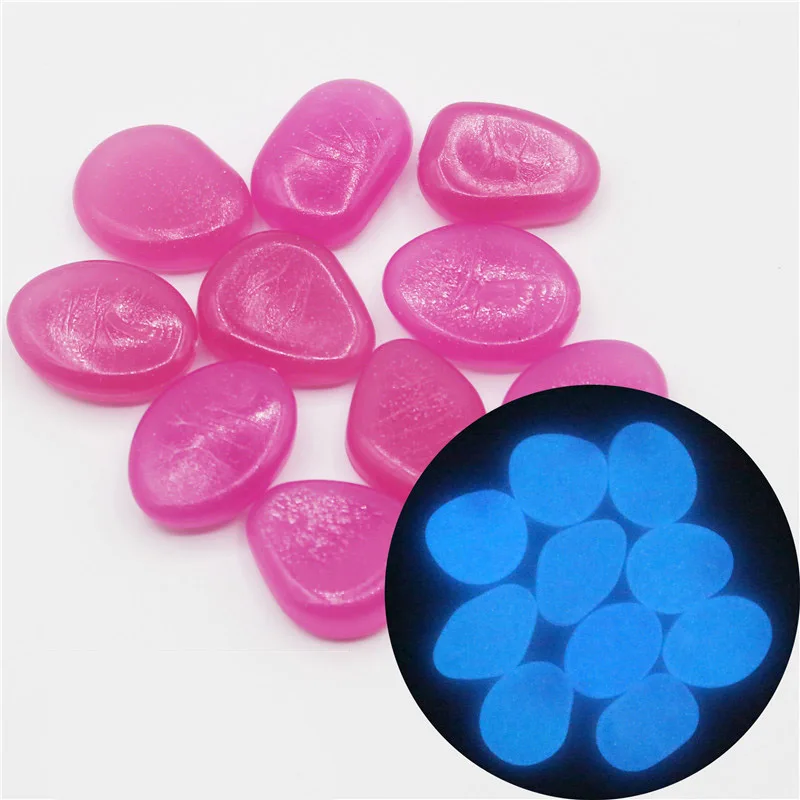 Glow In The Dark Luminous Stone Ball 2-3cm Fish Tank Aquarium Vase Decoration | Дом и сад
