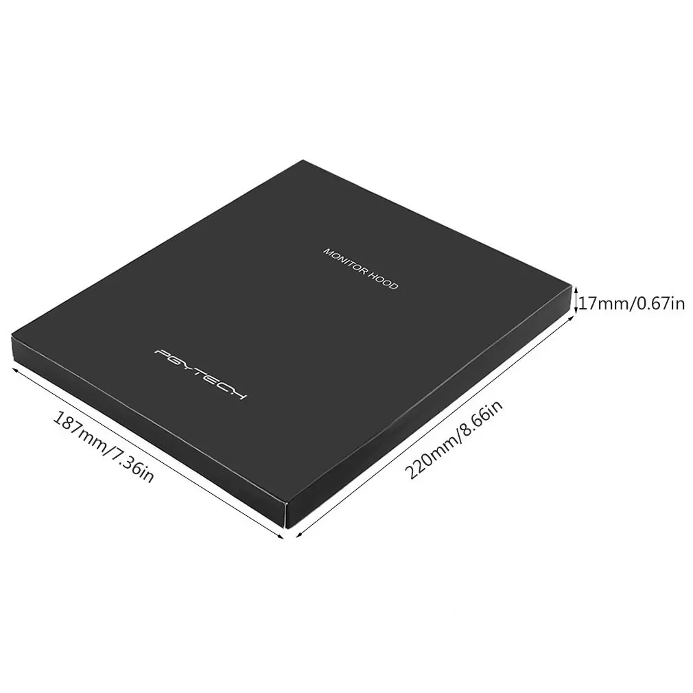 

Pgytech Universal Portable Lightweight Comfortable Touching Pu Silicone Material Monitor Hood For Dj Mavic 9.7Inch Pad