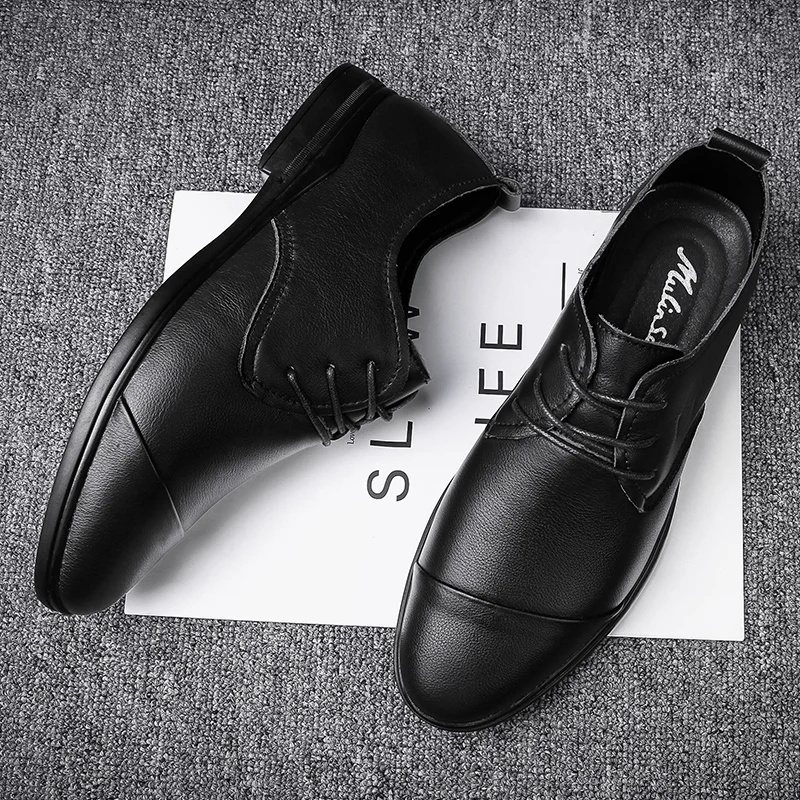 

Scarpe Uomo Eleganti Leather Shoes Men's Shoe Casual Genuine Men Black Sport Man Loafers Zapatos Cuero Mens Formal For