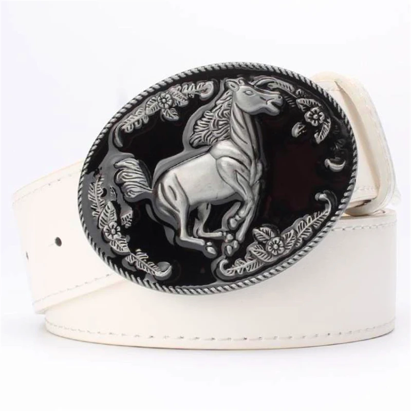 

Мужской ремень в Западном ковбойском стиле, кожаный тотемный ремень с металлической пряжкой, кожаный ремень с логотипом животного