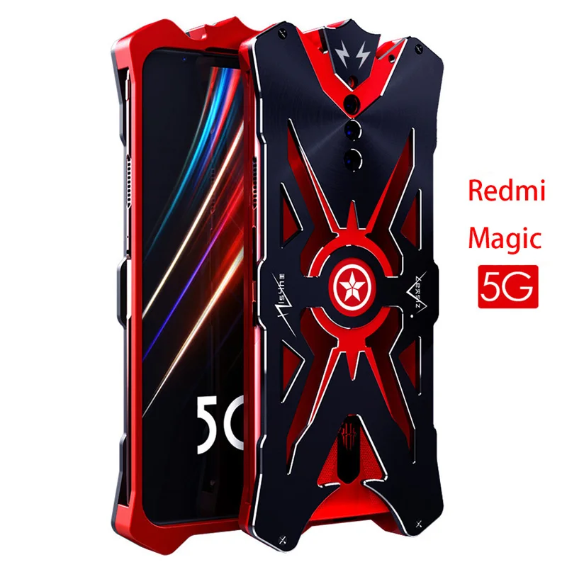 Для ZTE Nubia Red Magic 5G 5S оригинальный ZIMON противоударный сверхпрочный металлический