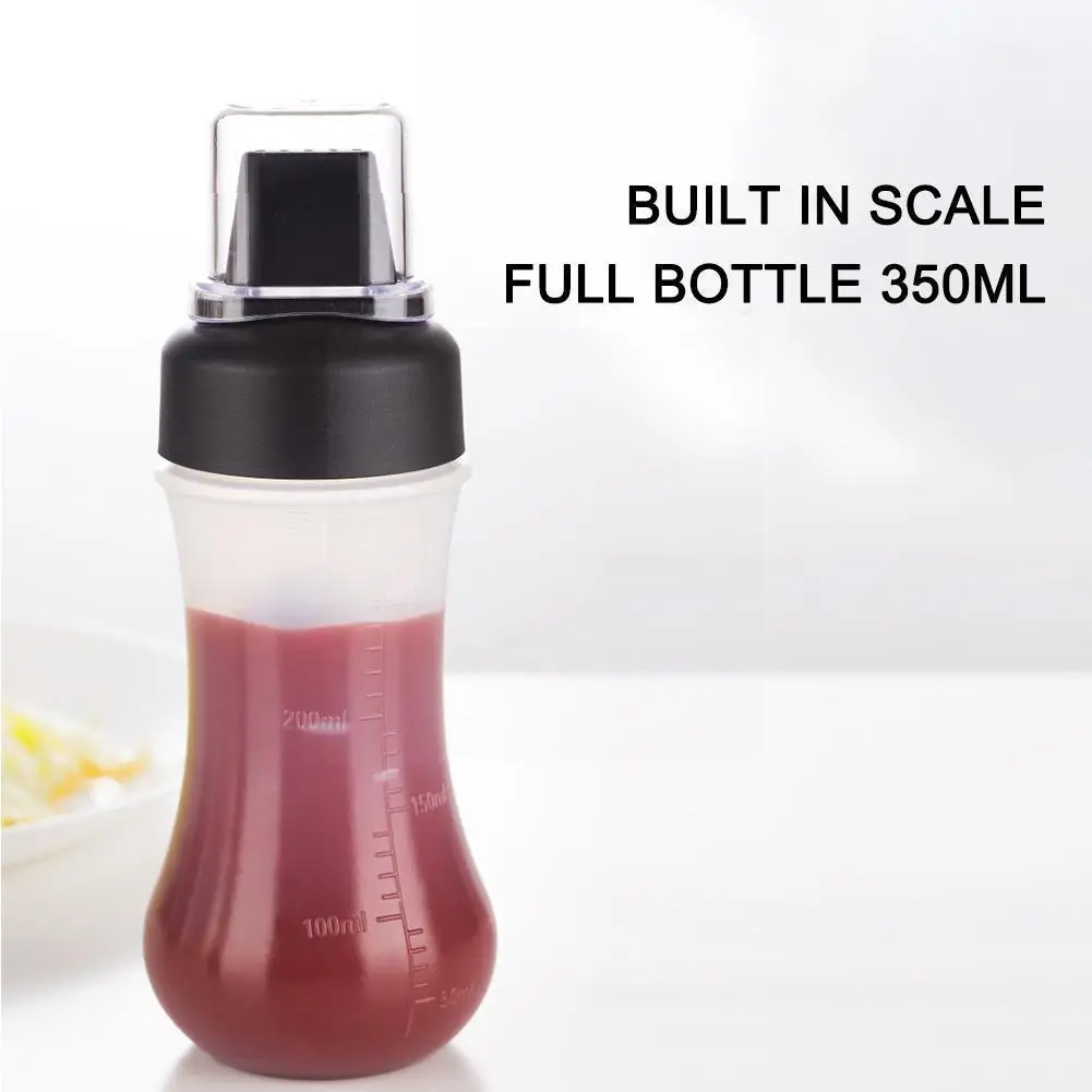 

350ml Sauce Squeeze Bottle Five Holes Measurable Condiment Bottle Gadget Dispenser Squeeze Bottle Cap Kitchen Olive With Oi W3b3
