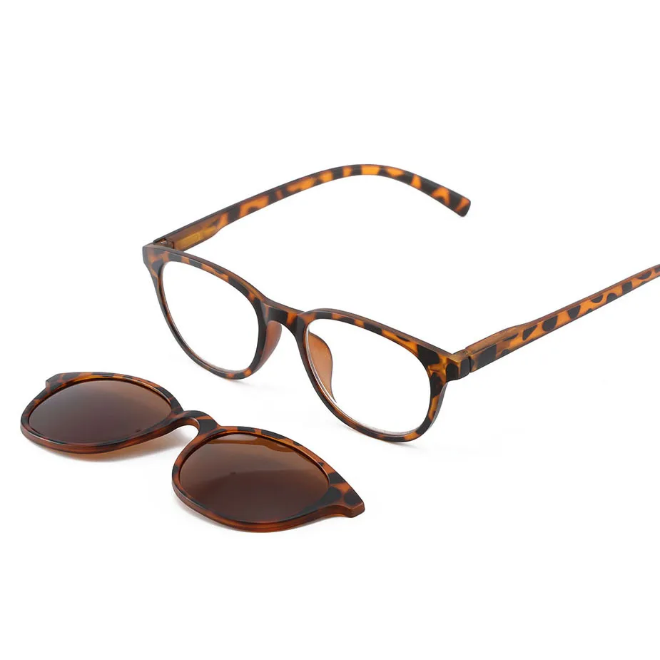 

+1.0~+3.5 Polarized Magnetic Presbyopia Sunglasses Clip Magnet Mirrored Clip on Glasses Men Flip Reading glasses Women Optical